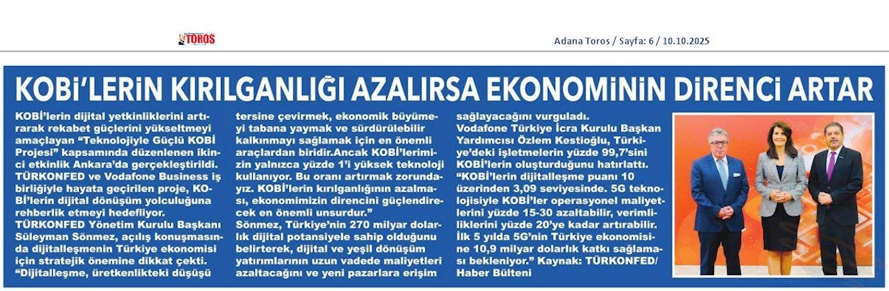 TÜRKONFED Ve Vodafone Business Kobileri Dijitallestirmeye Devam Ediyor - 11