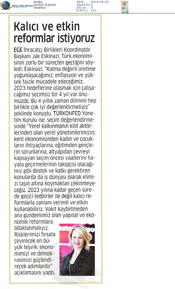 TÜRKONFED Yerel Secim Medya Yansimalari - 1