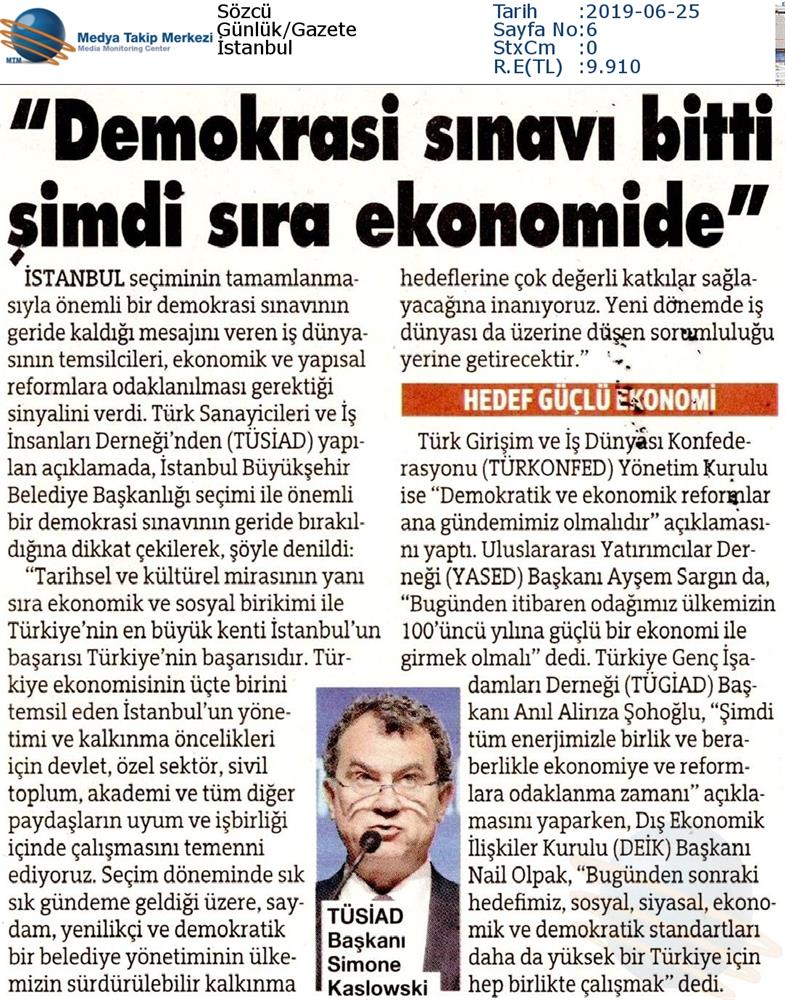 TÜRKONFED Yerel Secim Medya Yansimalari - 2