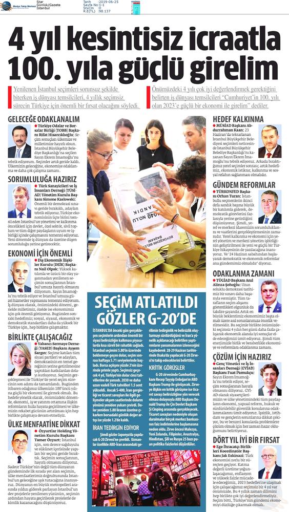 TÜRKONFED Yerel Secim Medya Yansimalari - 5