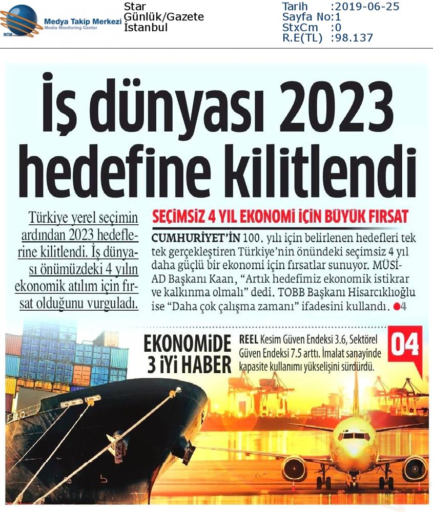 TÜRKONFED Yerel Secim Medya Yansimalari - 11
