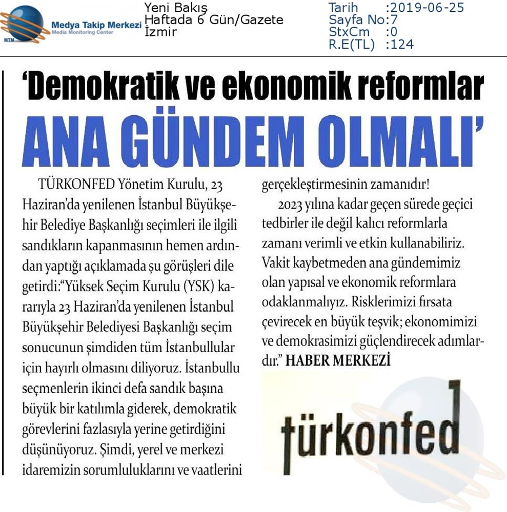 TÜRKONFED Yerel Secim Medya Yansimalari - 14