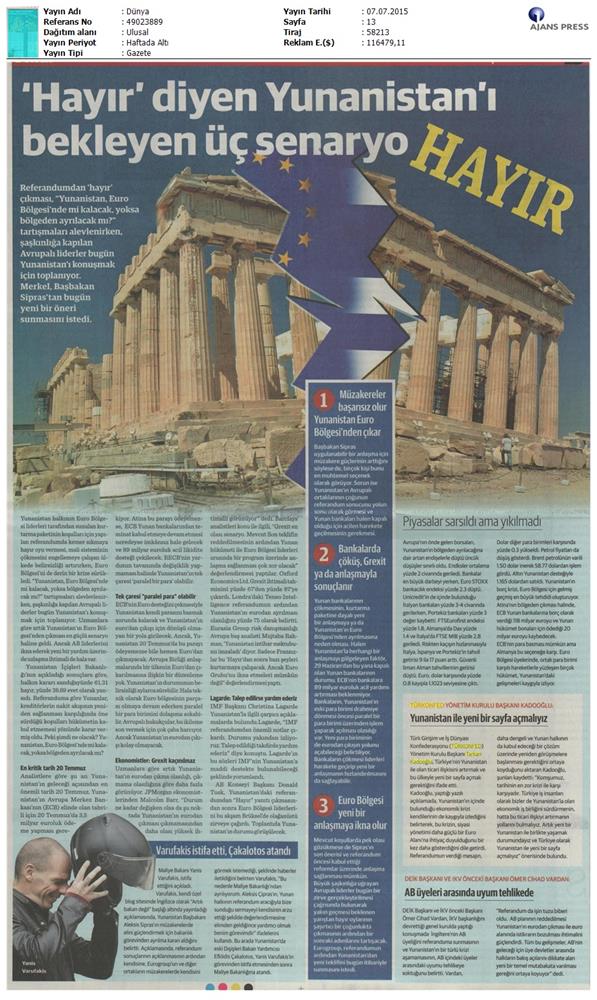 TÜRKONFED Yunanistan Ekonomik Krizi Aciklamasi Yansimalari - 17
