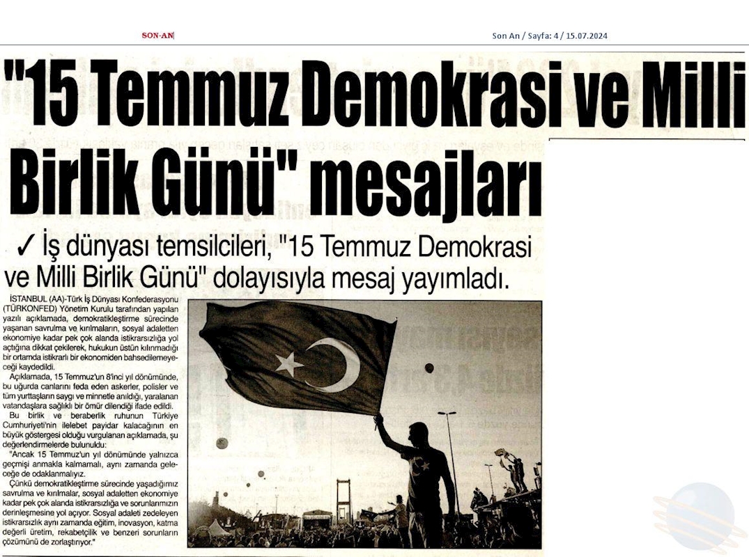 Turkonfedden 15 Temmuz Basin Aciklamasi Ekonomide Istikrarin Temel Sarti Tam Bagimsiz Yargidir - 5