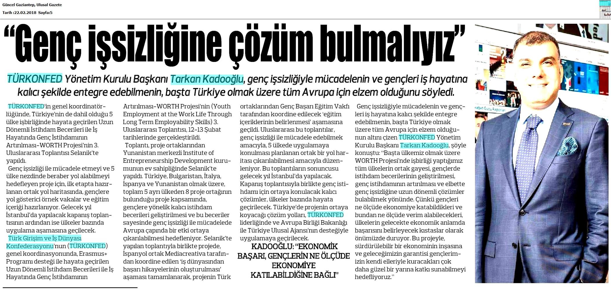 Worth Projesi 3 Uluslararasi Toplantısı Medya Yansimalari 21 Subat 2018 Selanik - 9