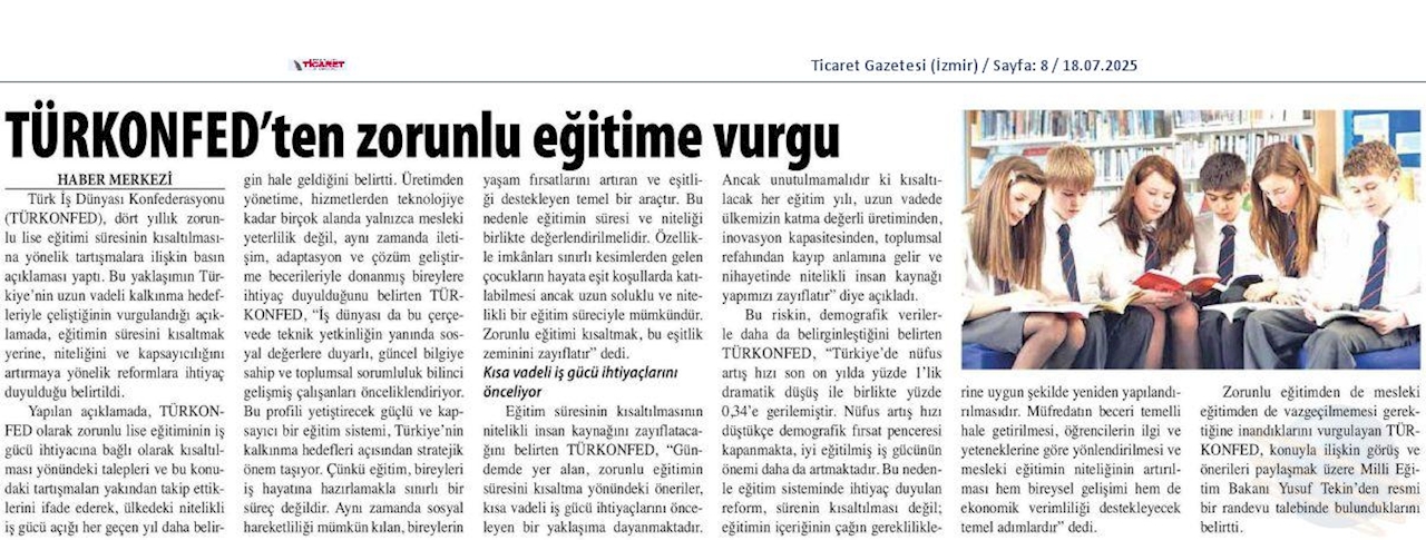 Zorunlu Egitimden Vazgecmek Uzun Vadeli Kalkinmadan Vazgecmektir - 2