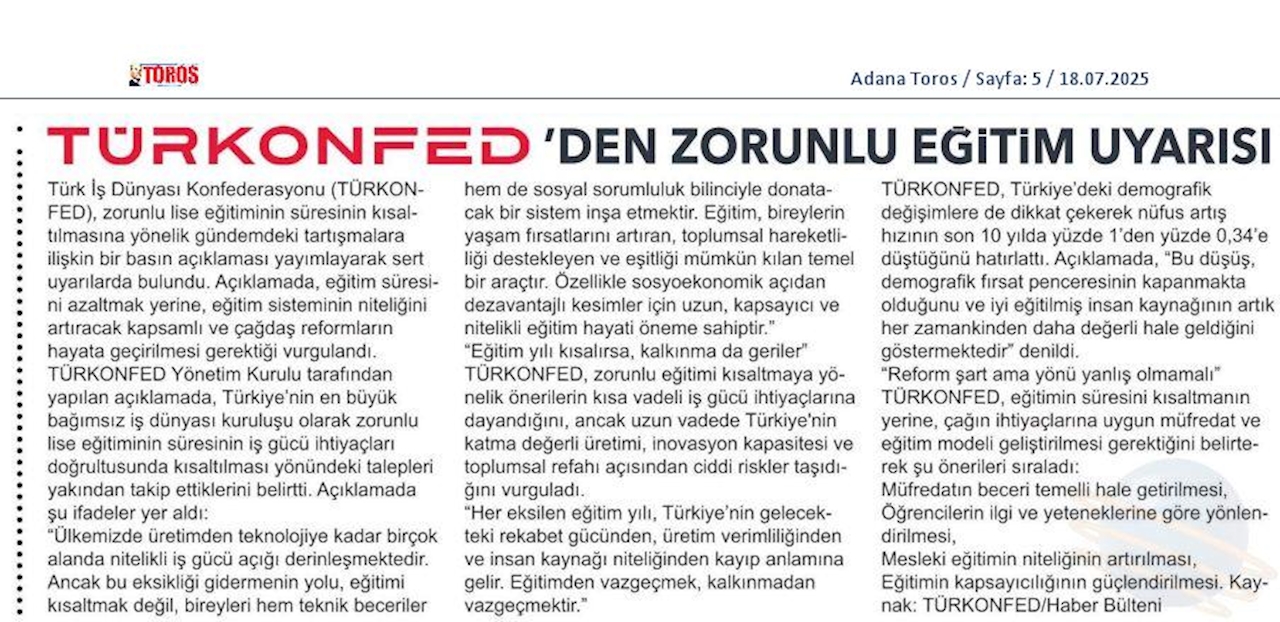 Zorunlu Egitimden Vazgecmek Uzun Vadeli Kalkinmadan Vazgecmektir - 9