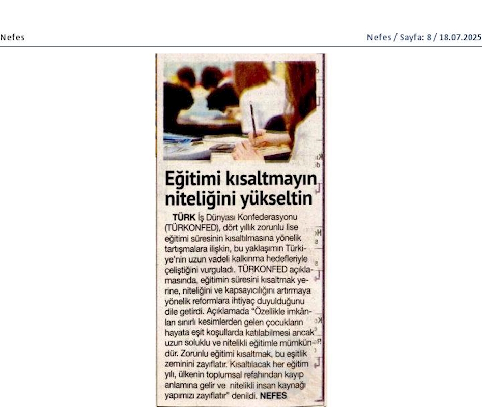 Zorunlu Egitimden Vazgecmek Uzun Vadeli Kalkinmadan Vazgecmektir - 12