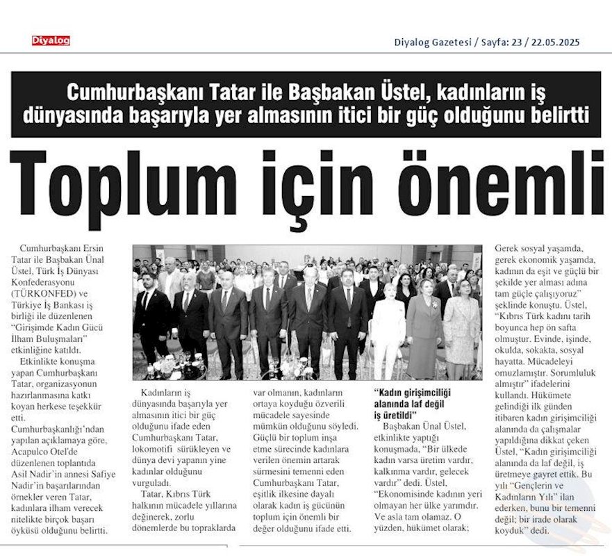 Girişimde Kadın Gücü - 21 Mayıs 2025 / KKTC - 13