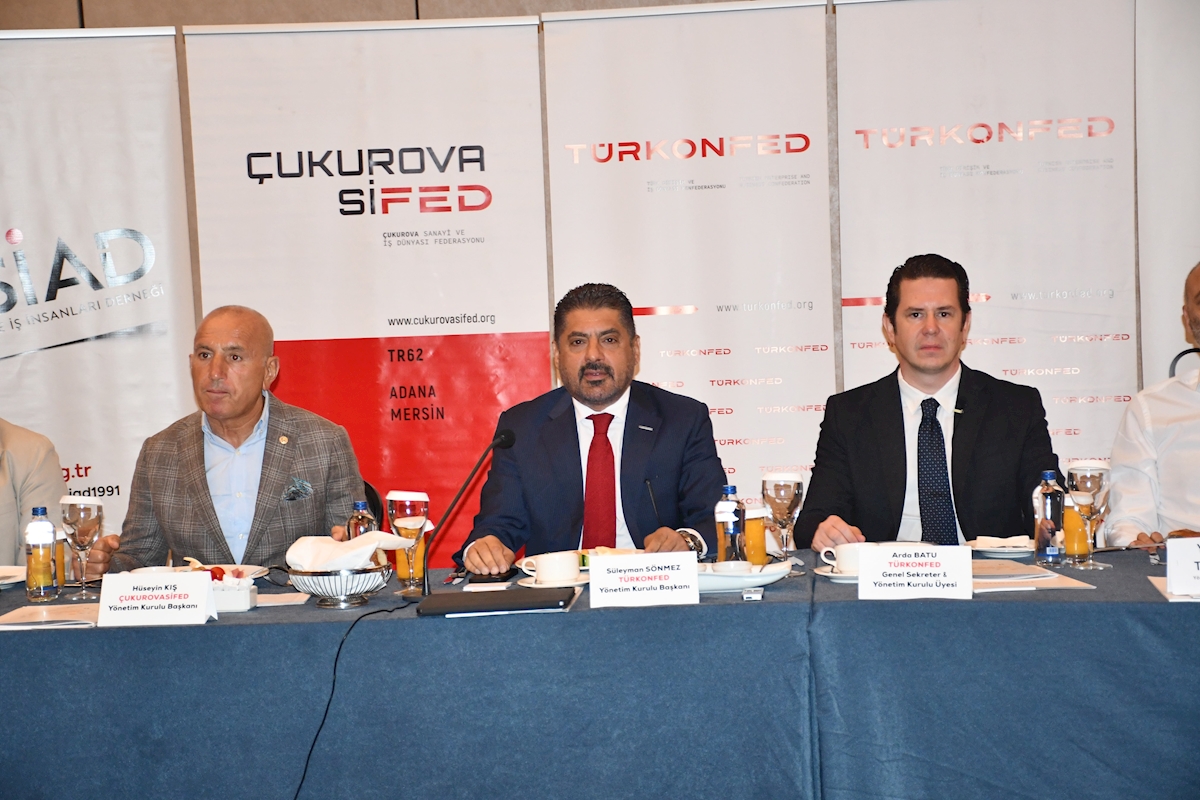 TÜRKONFED Basın Toplantısı - 3 Ağustos 2022 / Adana	 - 8