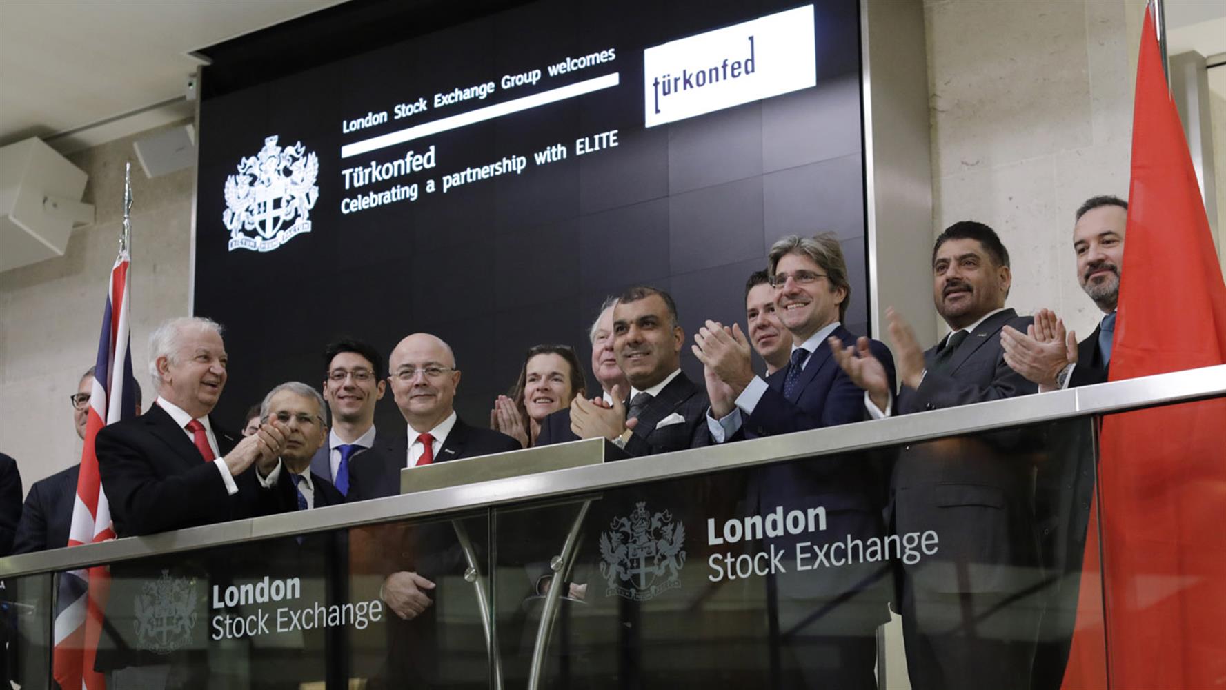 TÜRKONFED-ELITE Programı Türkiye'nin Yükselen Liderleri Raporu Londra Borsası Tanıtımı 12 Aralık 2017 / Londra - 4