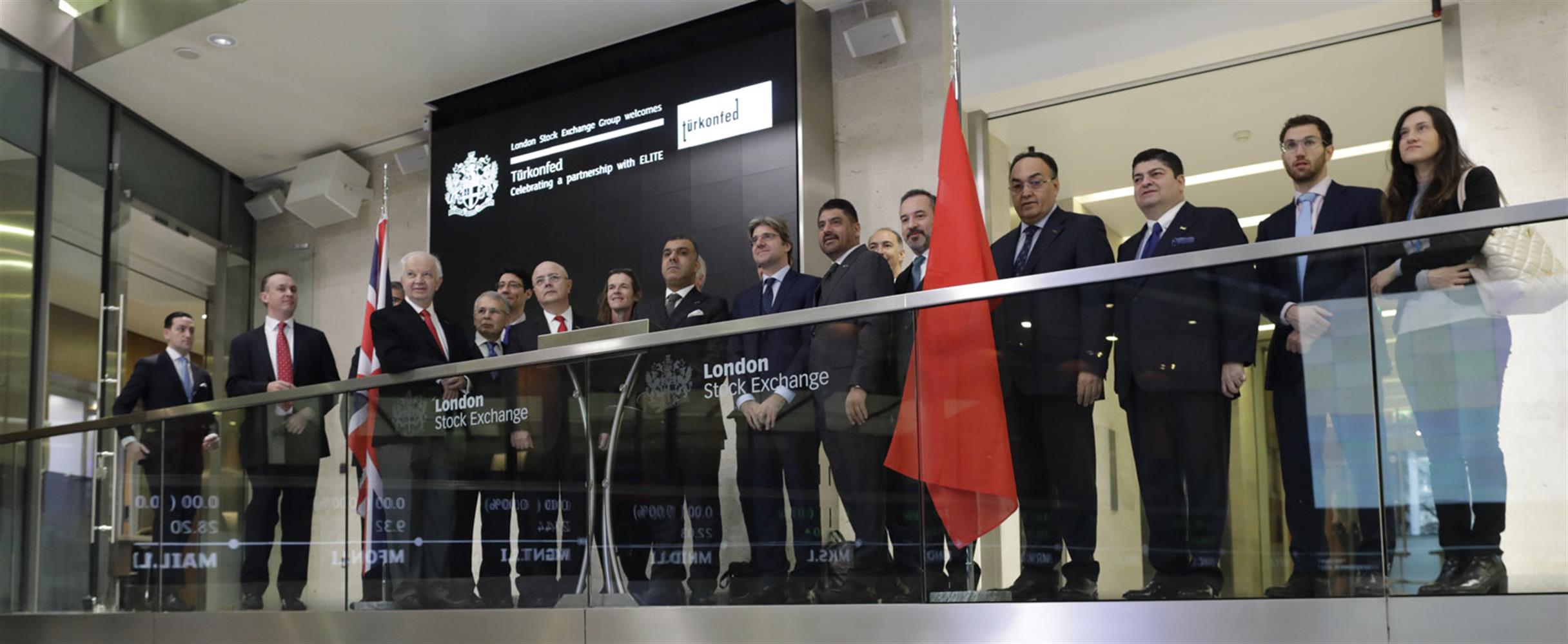 TÜRKONFED-ELITE Programı Türkiye'nin Yükselen Liderleri Raporu Londra Borsası Tanıtımı 12 Aralık 2017 / Londra - 5