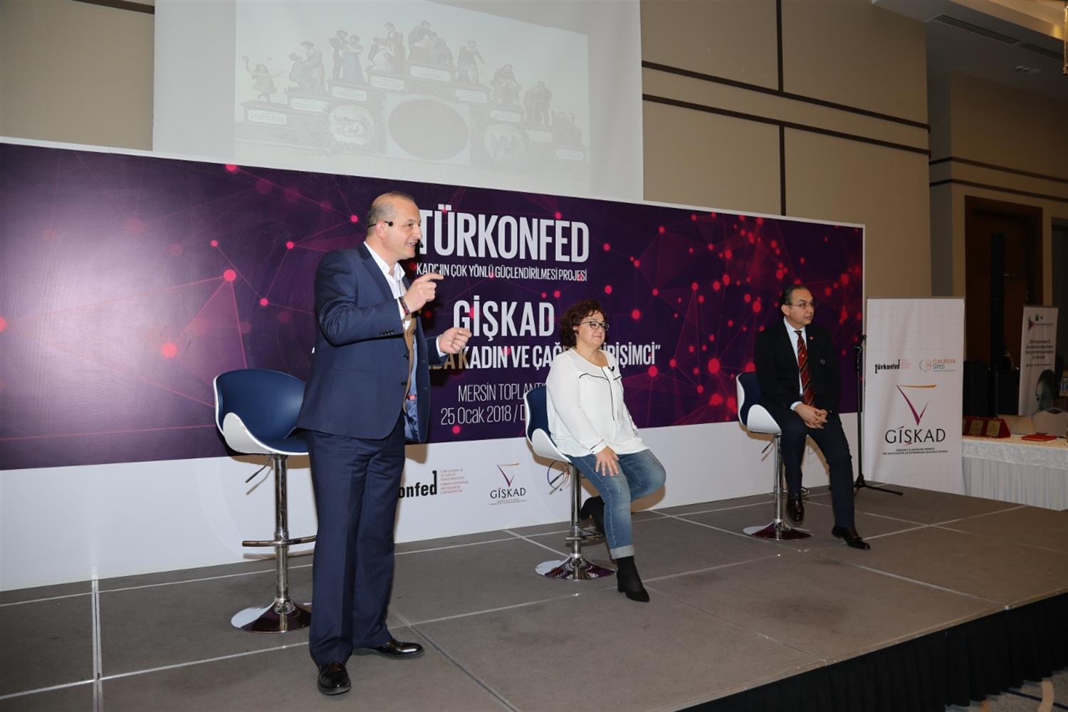 TÜRKONFED İDK - GİŞKAD Kadının Çok Yönlü Güçlendirilmesi Projesi 25 Ocak 2018 / Mersin - 25