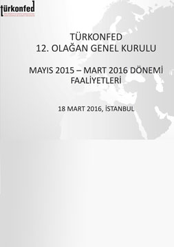 TÜRKONFED 2015 Faaliyet Raporu