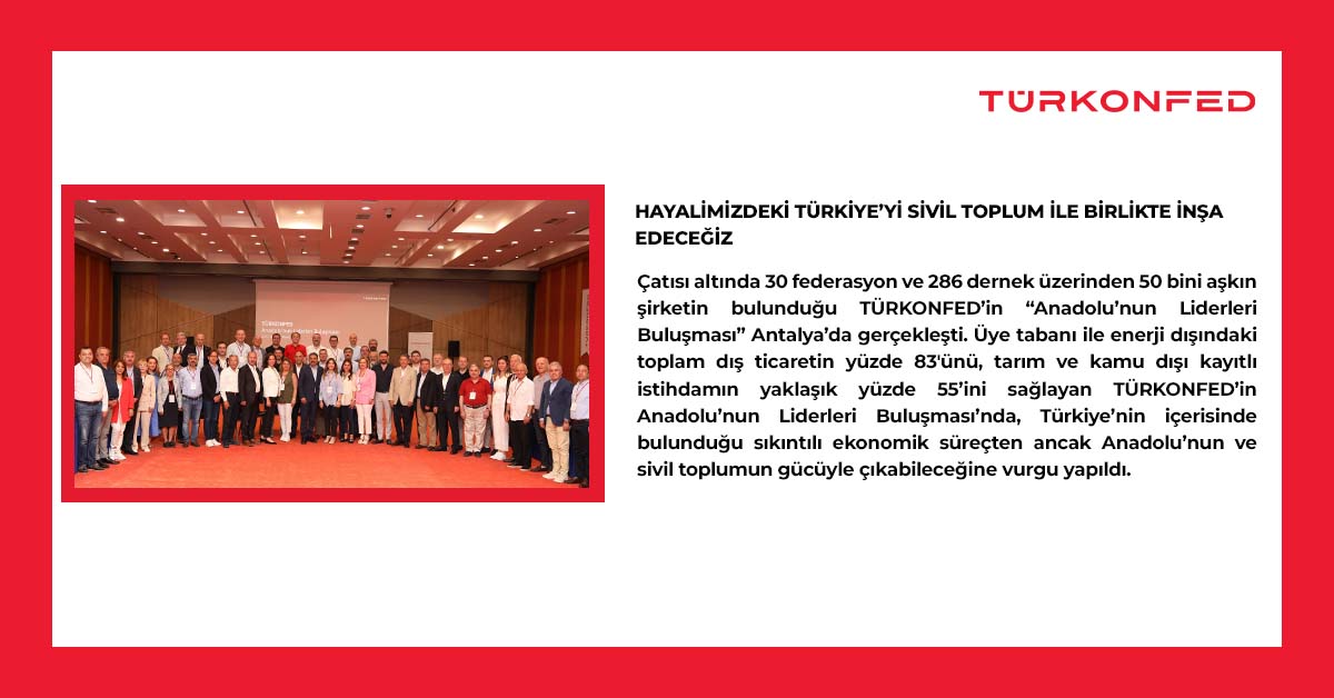 Hayalimizdeki Türkiye’yi Sivil Toplum ile Birlikte İnşa Edeceğiz