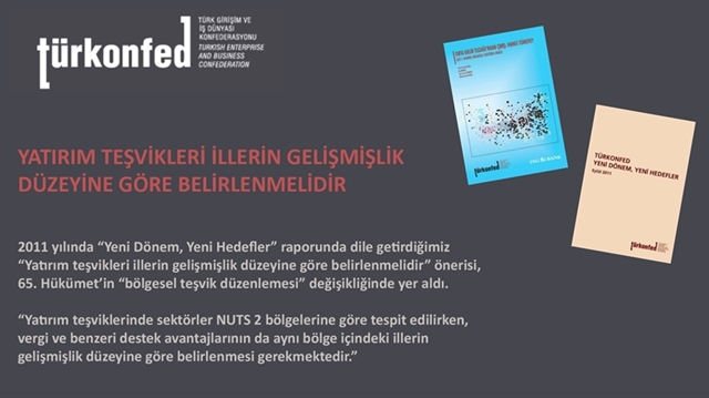 TÜRKONFED Başkanı Kadooğlu: “Teşvik Sisteminde Değişikliğe Gidilmesi Olumlu Bir Adımdır"