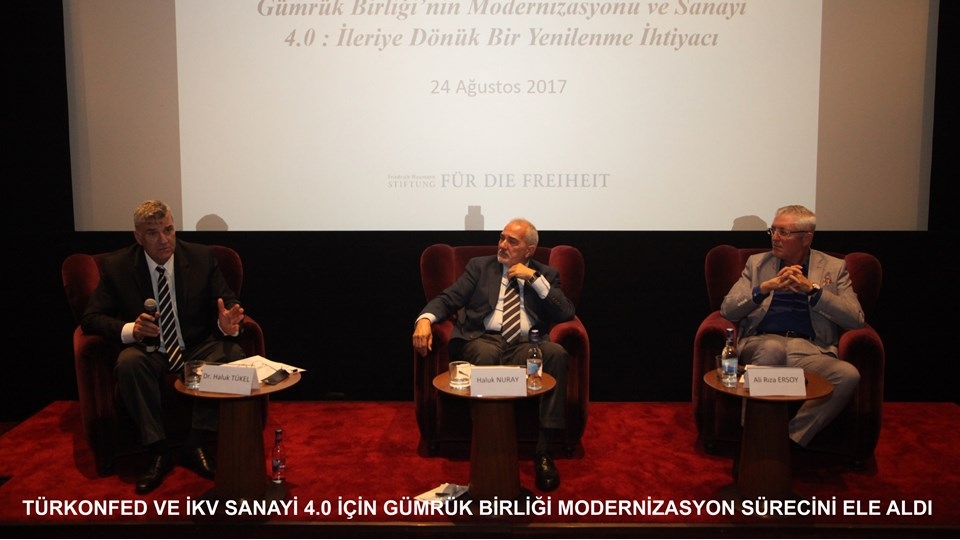 TÜRKONFED ve İKV, Sanayi 4.0 için Gümrük Birliği Modernizasyon Sürecini Ele Aldı