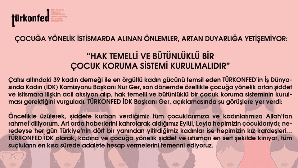 “Hak Temelli ve Bütünlüklü Bir Çocuk Koruma Sistemi Kurulmalıdır"