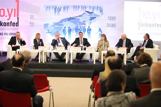 "10. Yılında TÜRKONFED ve İş Dünyası Örgütleri için Gelecek Perspektifleri" paneli düzenlendi.