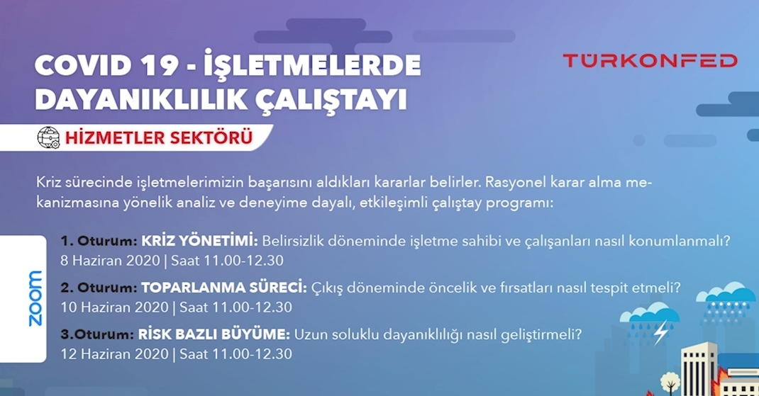 COVID-19 İşletmelerde Dayanıklılık Çalıştayları Başlıyor!