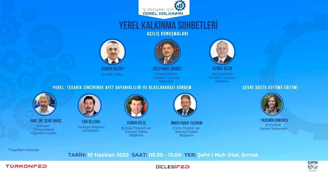 İş Dünyası İçin Yerel Kalkınma Projesi'nde Üçüncü Durak Şırnak