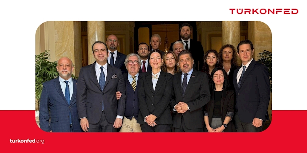 TÜRKONFED Delegation Holds Strategic Meetings in Italy