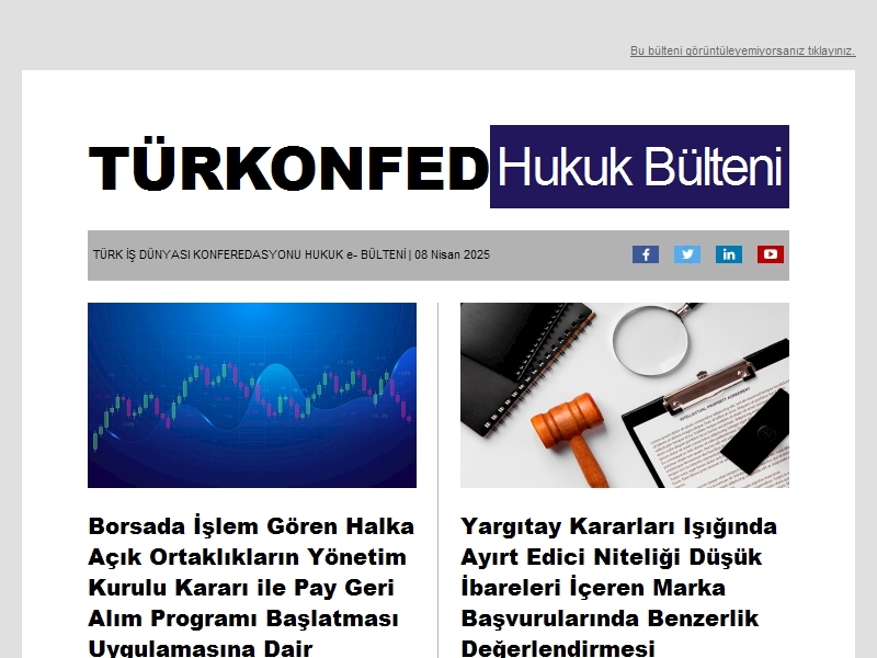Hukuk Bülteni Mart 2025