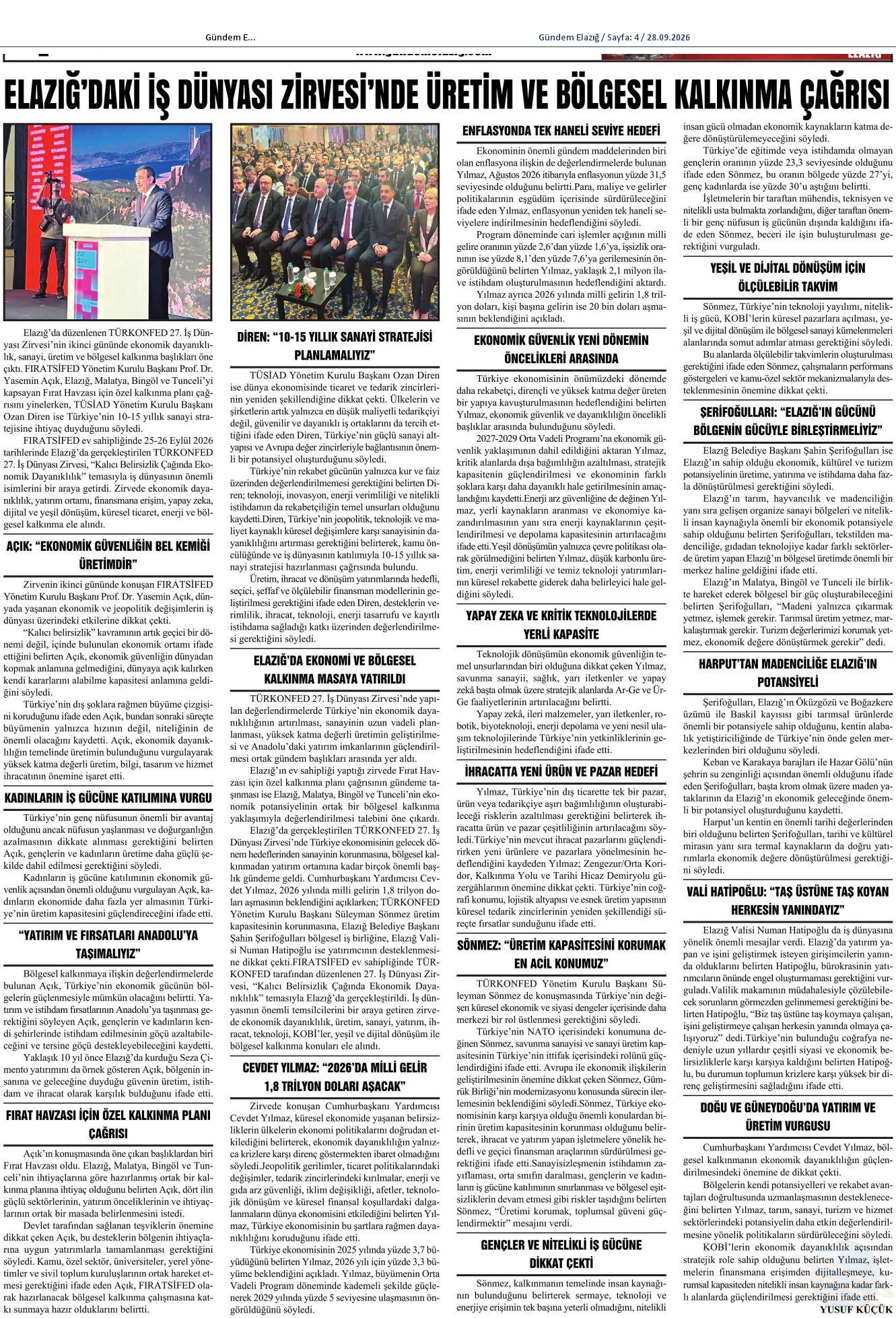 TÜRKONFED 27. İş Dünyası Zirvesi - 33