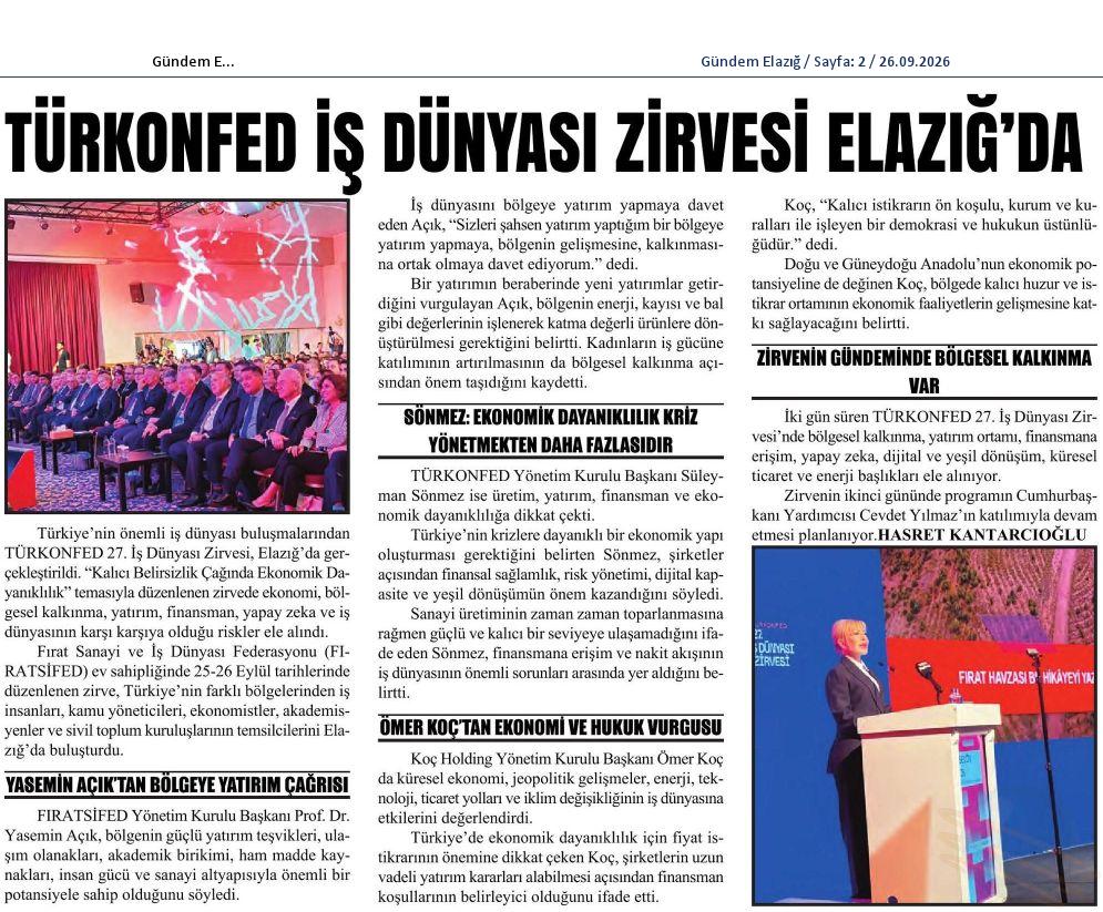 TÜRKONFED 27. İş Dünyası Zirvesi - 34